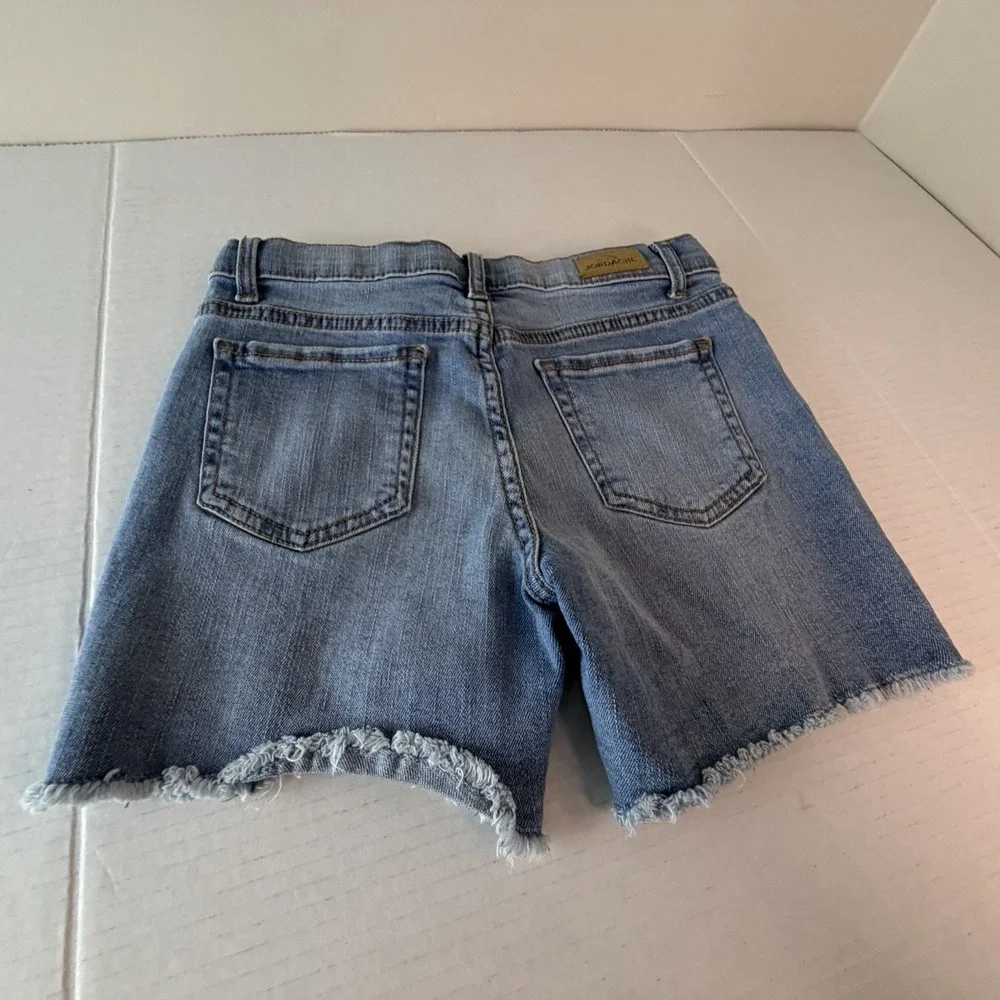 Jordache Distressed Cut Off Denim Shorts Button Fly 5 Pocket Girls Size 10